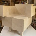 Custom Art Chair Euro Plywood Mitred Boxes